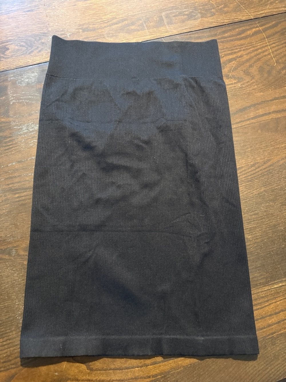 Brand New Women's Black Knit Pencil Skirt - Sleek High-Rise Style